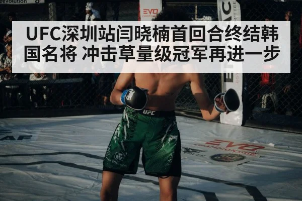 UFC fighter in action